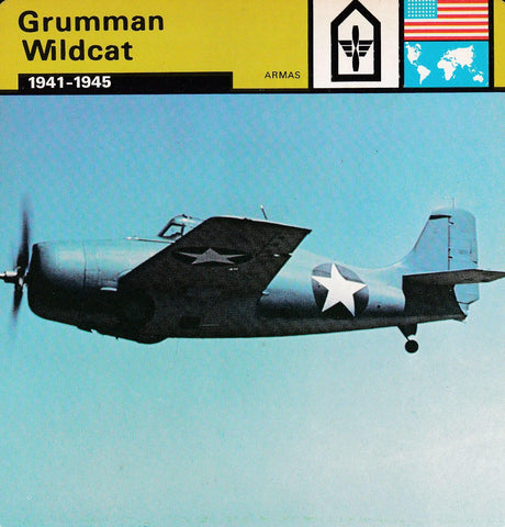 FICHA ARMAS: GRUMMAN WILDCAT. 1941-1945