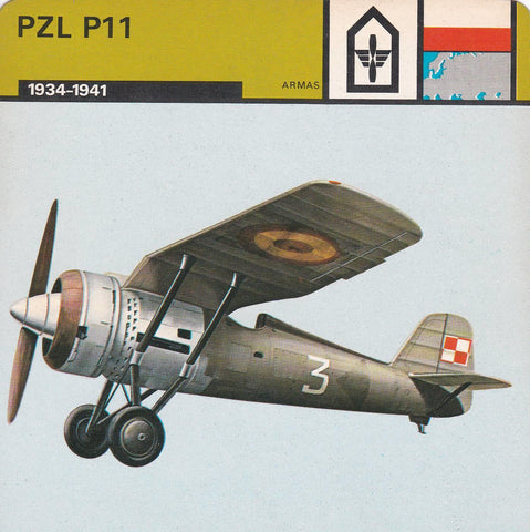 FICHA ARMAS: PZL P11. 1934-1941