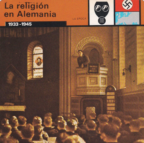 FICHA LA EPOCA: LA RELIGION EN ALEMANIA. 1933-1945