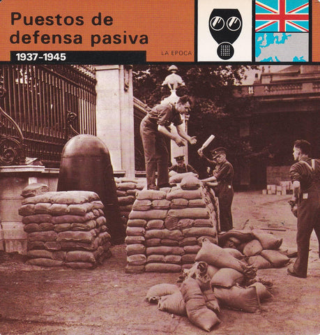 FICHA LA EPOCA: PUESTOS DE DEFENSA PASIVA. 1937-1945