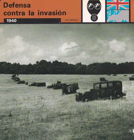 FICHA LA EPOCA: DEFENSA CONTRA LA INVASION. 1940