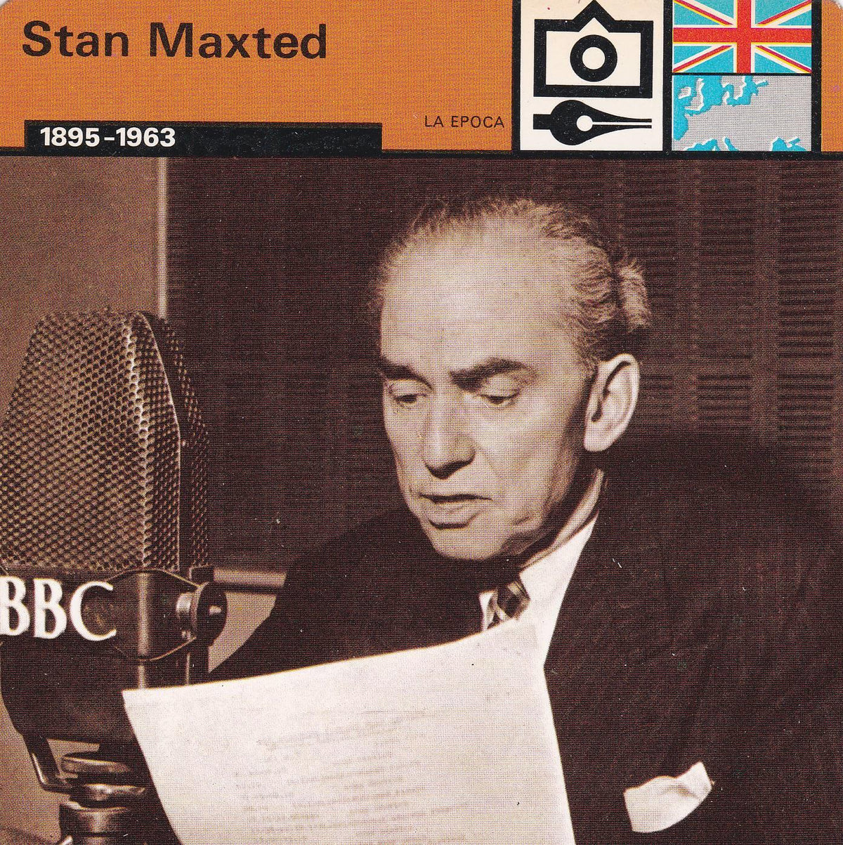 FICHA LA EPOCA: STAN MAXTED. 1895-1963