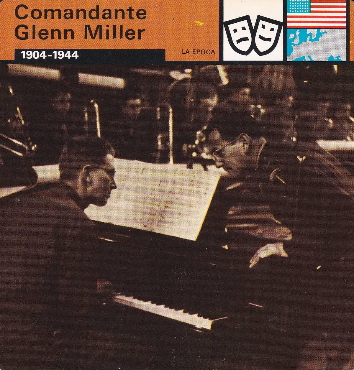 FICHA LA EPOCA: COMANDANTE GLENN MILLER. 1904-1944