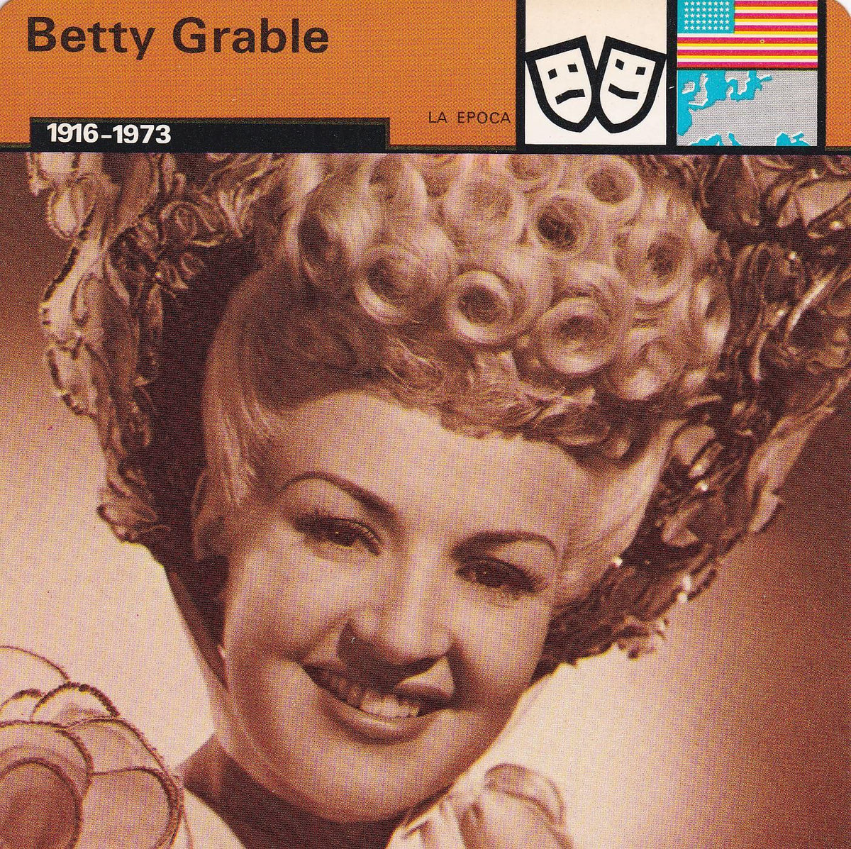 FICHA LA EPOCA: BETTY GRABLE. 1916-1973