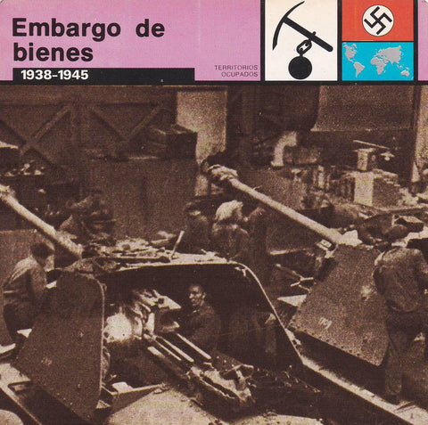 FICHA TERRITORIOS OCUPADOS: EMBARGO DE BIENES. 1938-1945