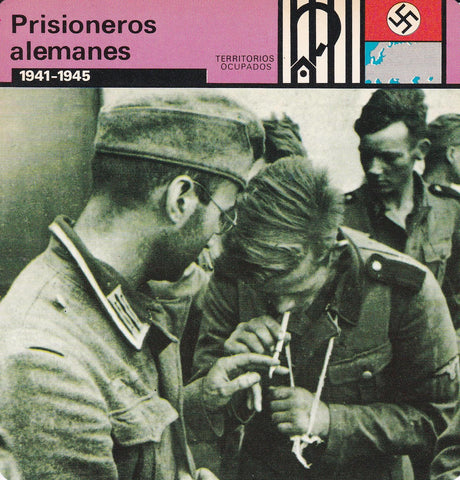 FICHA TERRITORIOS OCUPADOS: PRISIONEROS ALEMANES. 1941-1945