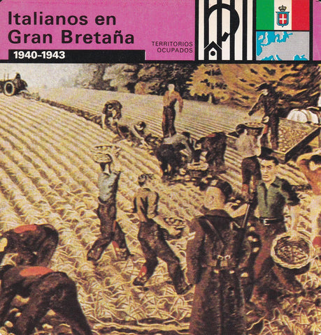 FICHA TERRITORIOS OCUPADOS: ITALIANOS EN GRAN BRETAÑA. 1940-1943