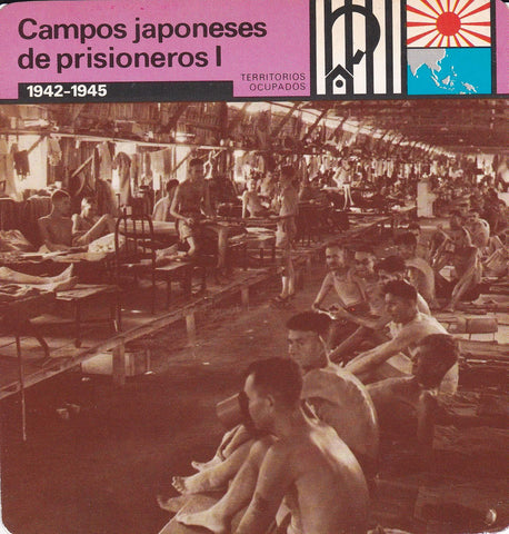 FICHA TERRITORIOS OCUPADOS: CAMPOS JAPONESES DE PRISIONEROS I. 1942-1945