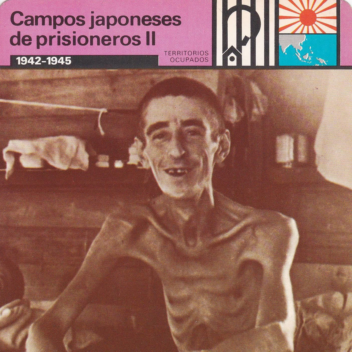 FICHA TERRITORIOS OCUPADOS: CAMPOS JAPONESES DE PRISIONEROS II. 1942-1945