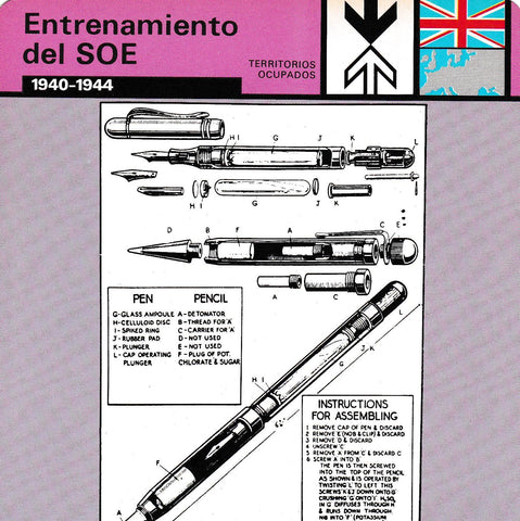 FICHA TERRITORIOS OCUPADOS: ENTRENAMIENTO DEL SOE. 1940-1944
