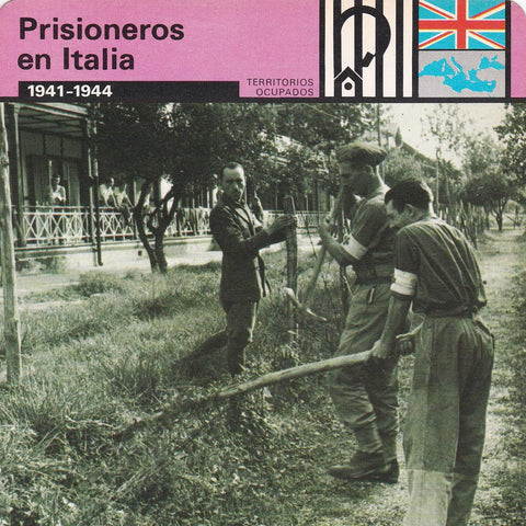 FICHA TERRITORIOS OCUPADOS: PRISIONEROS EN ITALIA. 1941-1944