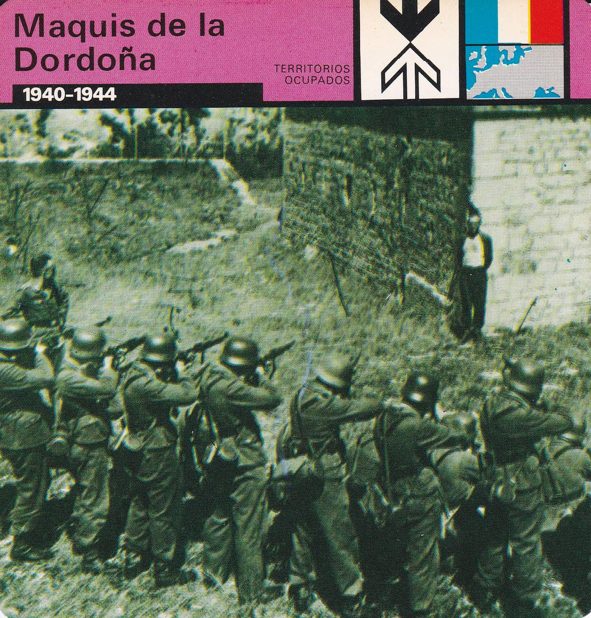 FICHA TERRITORIOS OCUPADOS: MAQUIS DE LA DORDOÑA. 1940-1944