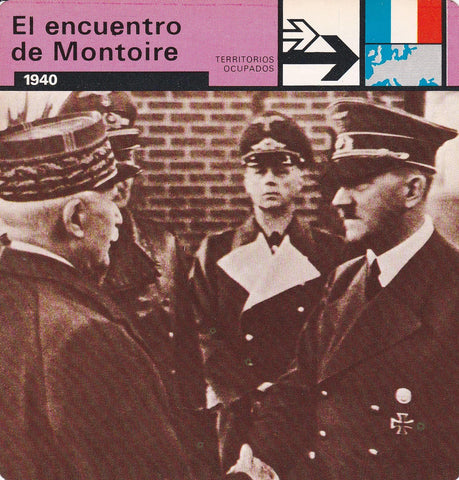 FICHA TERRITORIOS OCUPADOS: EL ENCUENTRO DE MONTOIRE. 1940