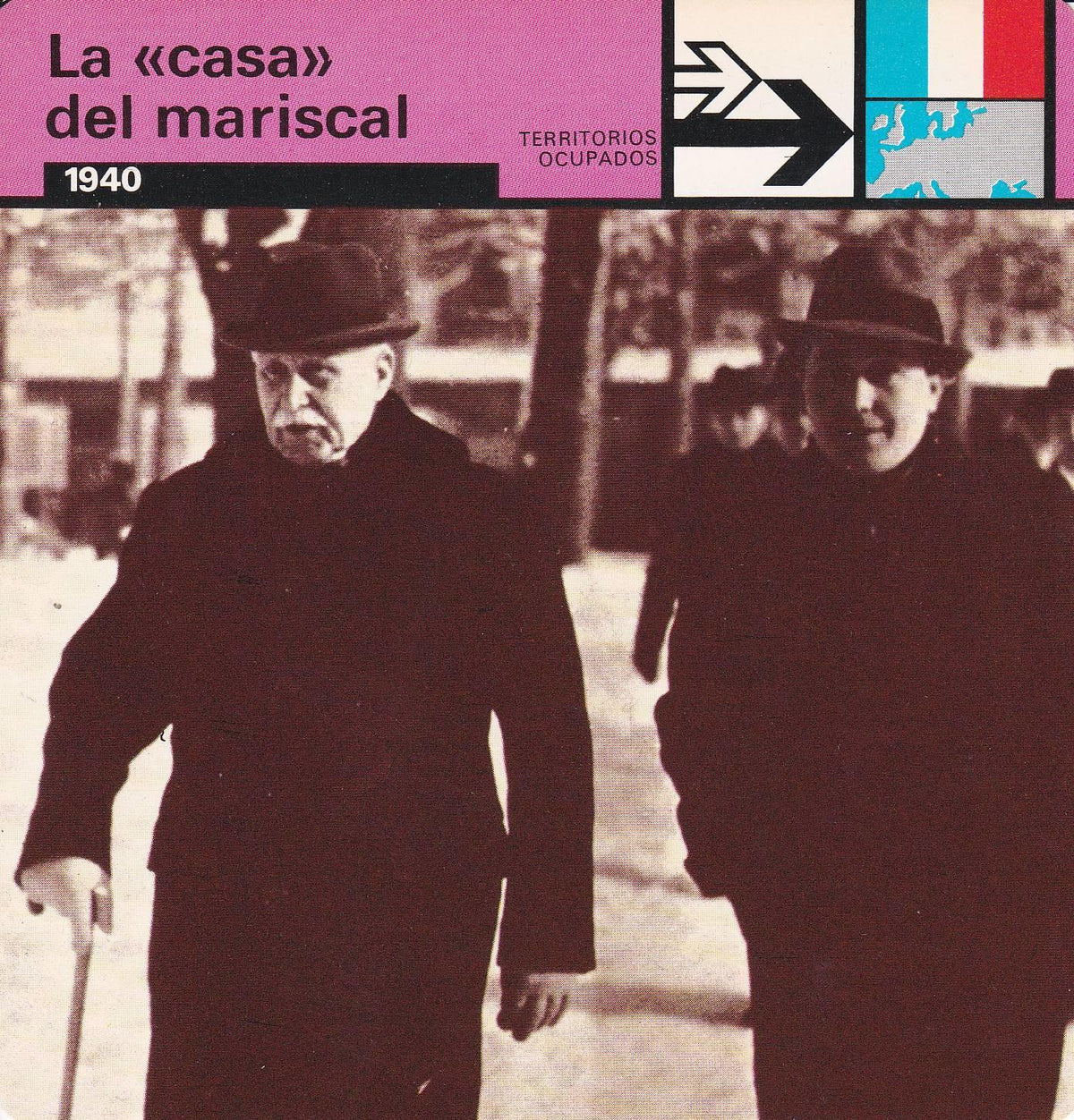 FICHA TERRITORIOS OCUPADOS: LA CASA DEL MARISCAL. 1940