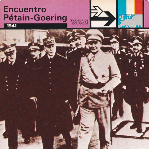 FICHA TERRITORIOS OCUPADOS: ENCUENTRO PETAIN-GOERING. 1941