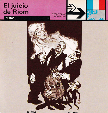 FICHA TERRITORIOS OCUPADOS: EL JUICIO DE RIOM. 1942