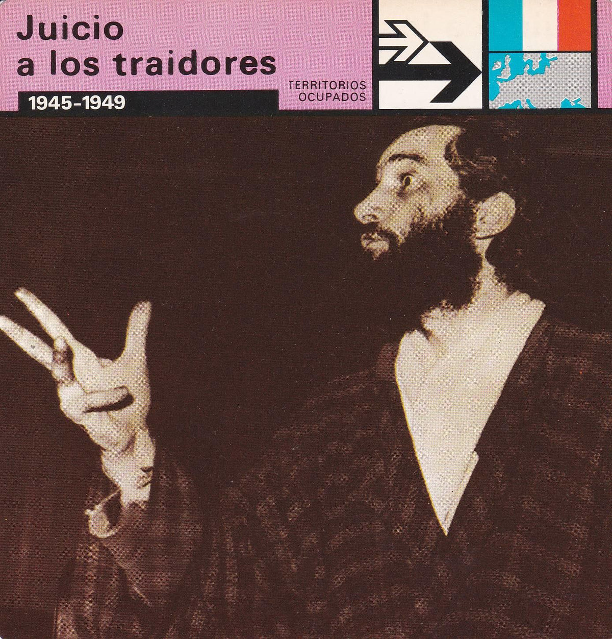 FICHA TERRITORIOS OCUPADOS: JUICIO DE LOS TRAIDORES. 1945-1949