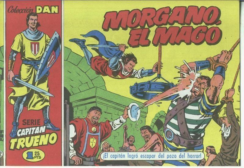 El Periodico: El Capitan Trueno facsimil numero 12: Morgano el Mago