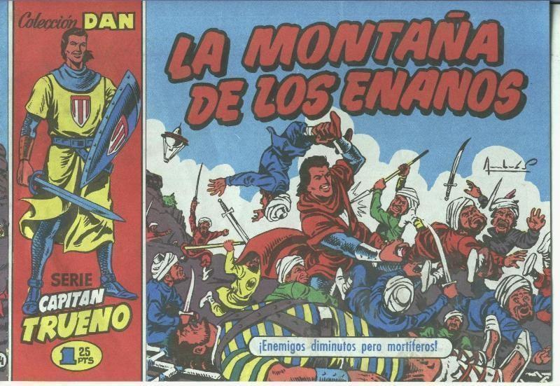 El Periodico: El Capitan Trueno facsimil numero 14: La montaña de los enanos