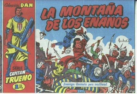 El Periodico: El Capitan Trueno facsimil numero 14: La montaña de los enanos