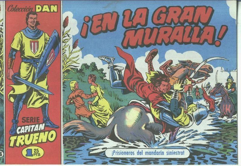 El Periodico: El Capitan Trueno facsimil numero 16: En la gran muralla