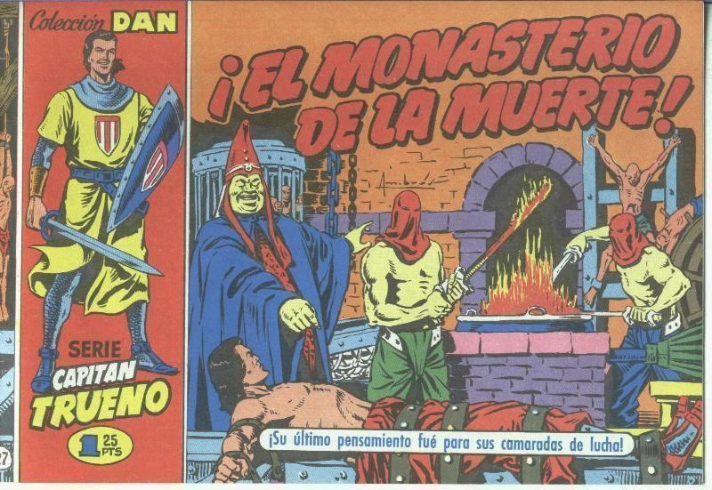 El Periodico: El Capitan Trueno facsimil numero 27: El monasterio de la muerte