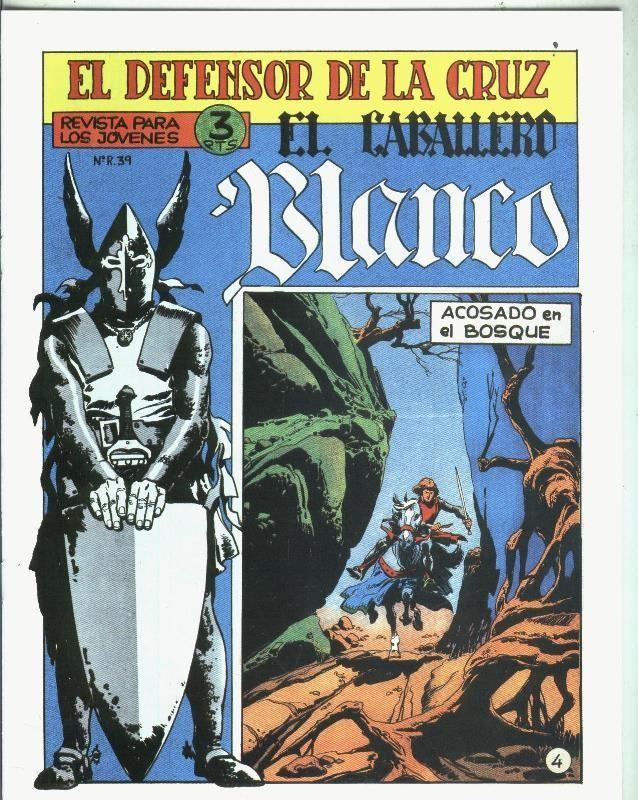 Facsimil: El Caballero Blanco numero 04: Acosado en el bosque