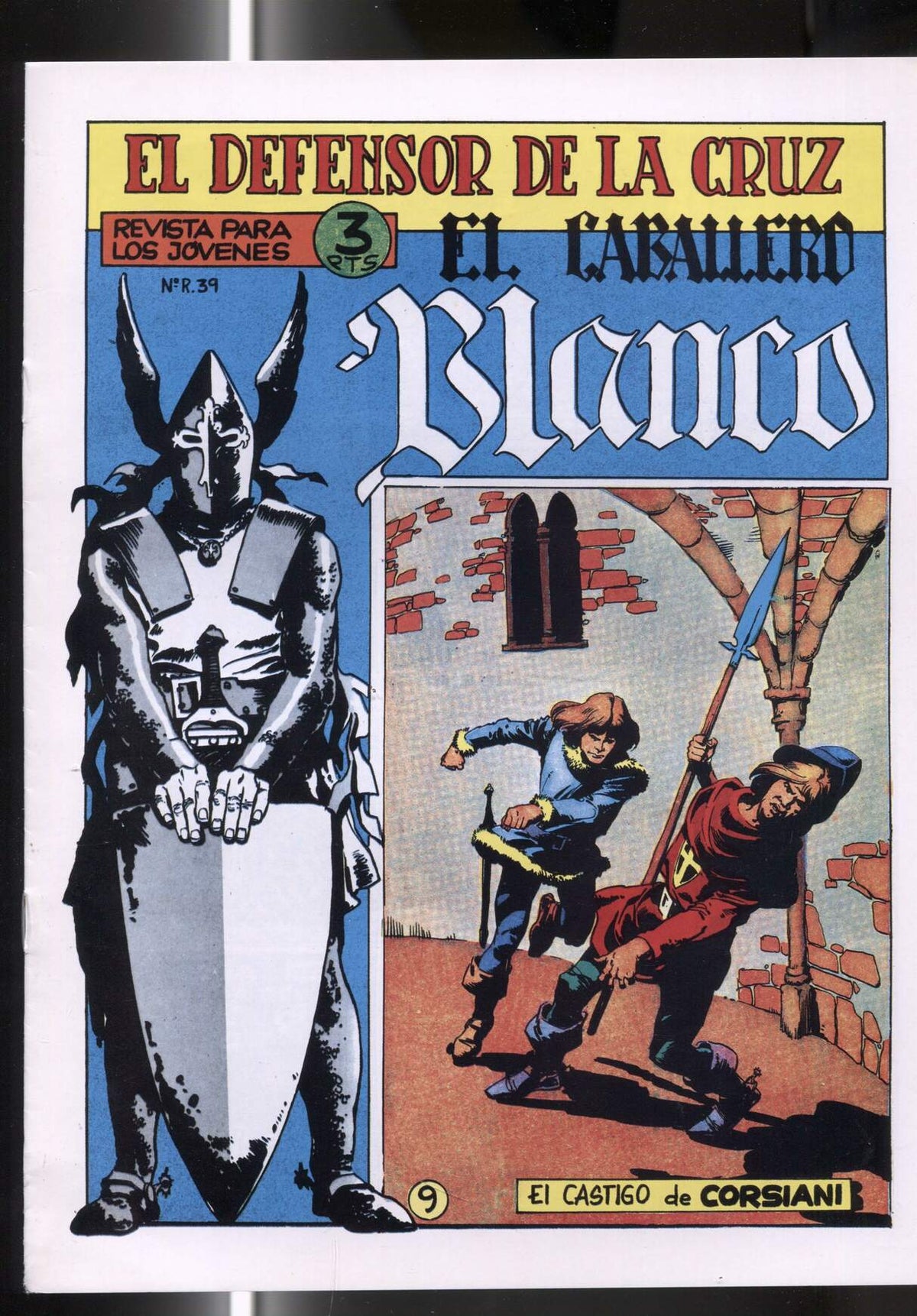 Facsimil: El Caballero Blanco numero 09: El castigo de Corsiani