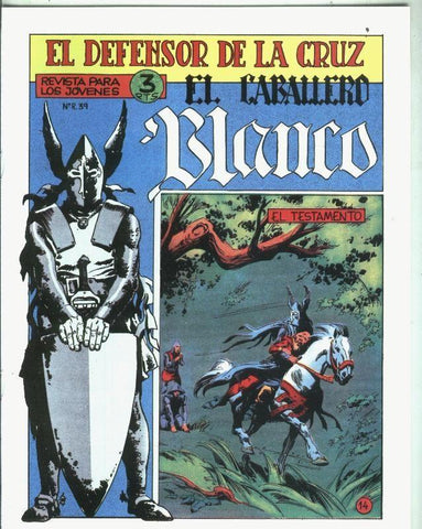 Facsimil: El Caballero Blanco,numero 14: El testamento