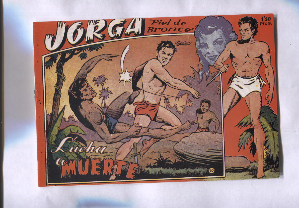 Facsimil: Jorga piel de bronce numero 10: Lucha a muerte