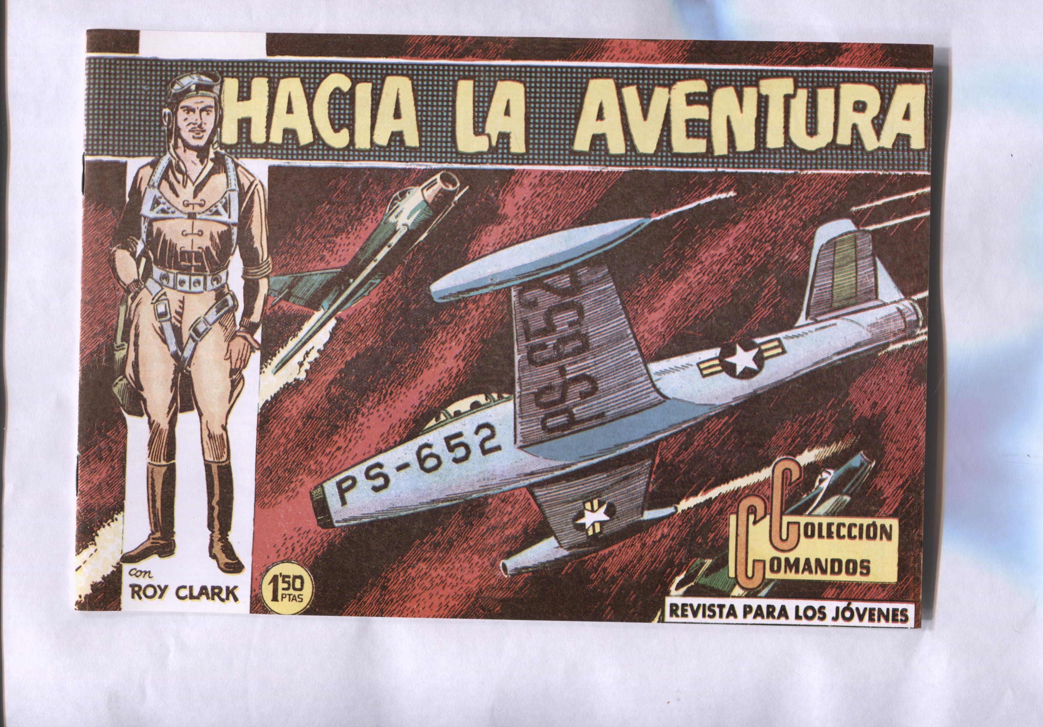 Facsimil: Coleccion Comandos: Roy Clark numero 79: Hacia la aventura