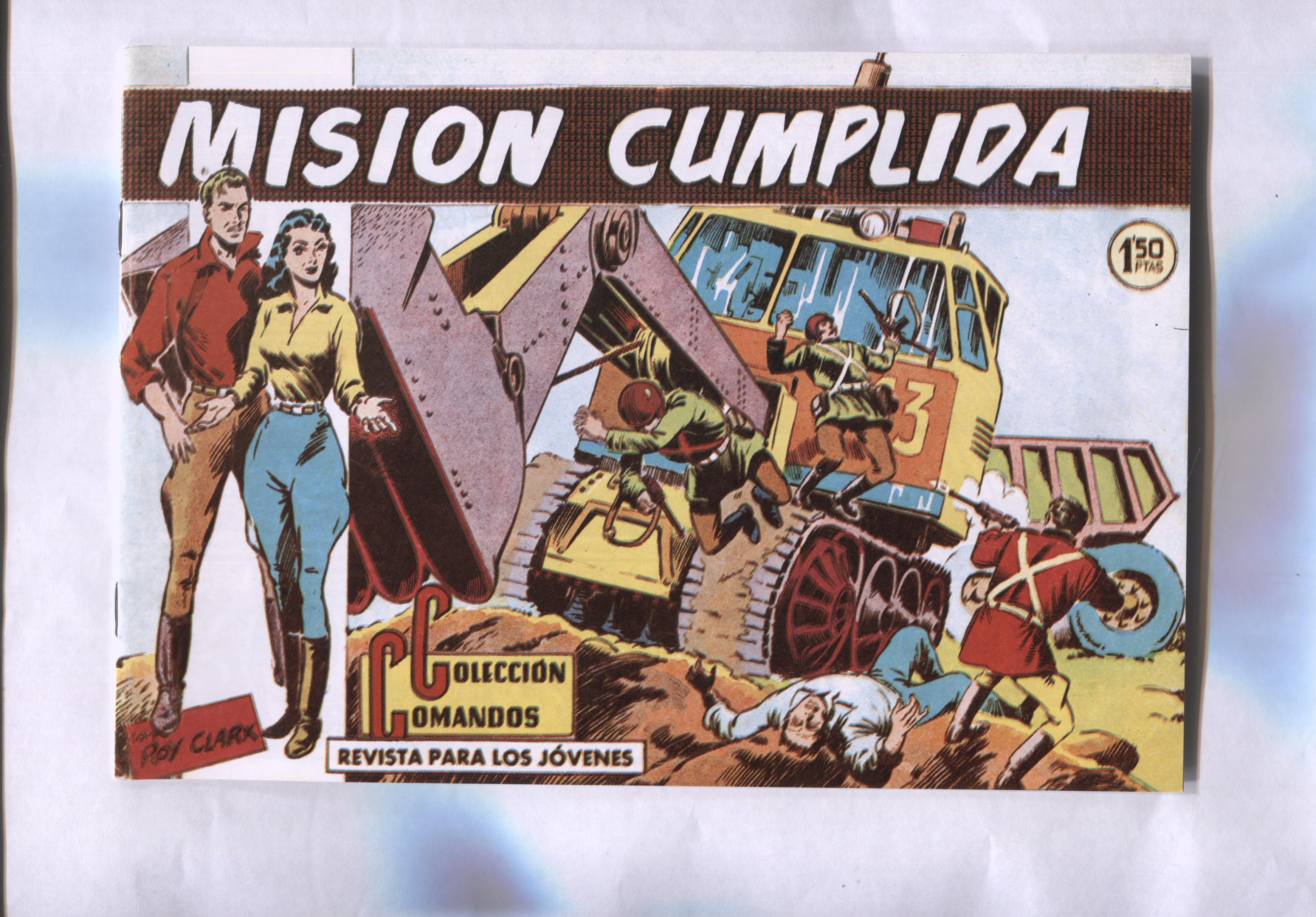 Facsimil: Coleccion Comandos: Roy Clark numero 86: Mision cumplida