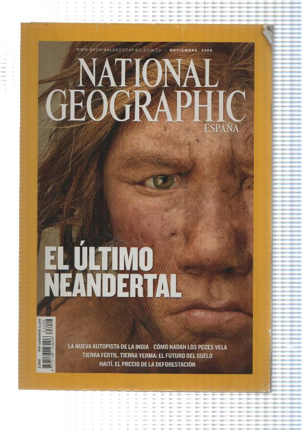 National Geographic España (nov. 2008) vol. 23 num 5 - El Ultimo Neandertal