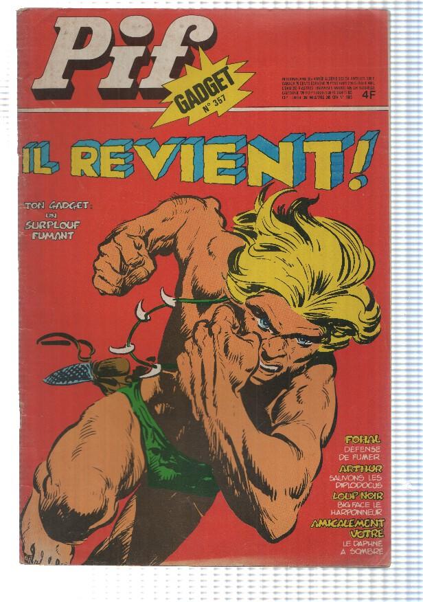 Pif Gadget num 357, il Revient - Tonneau et Pyjama. Dapres C. Arnal