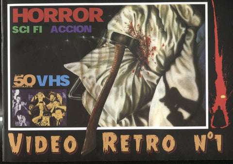 Video Retro numero 1: caratulas cine vhs HORROR-SCIFI ACCION