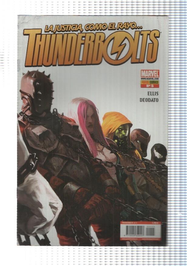 Panini: Thunderbolts num. 05 año 1 (2008) - Angeles Enjaulados. Ellis, Deodato
