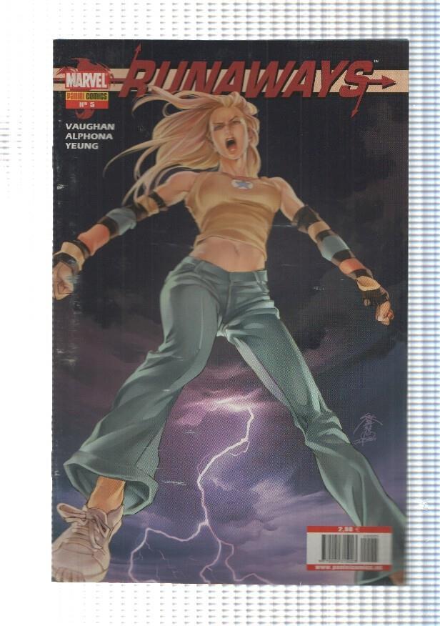 Panini: Runaways num. 05 año 1 - Erial adolescente parte 3 y 4. Vaughan Alphona