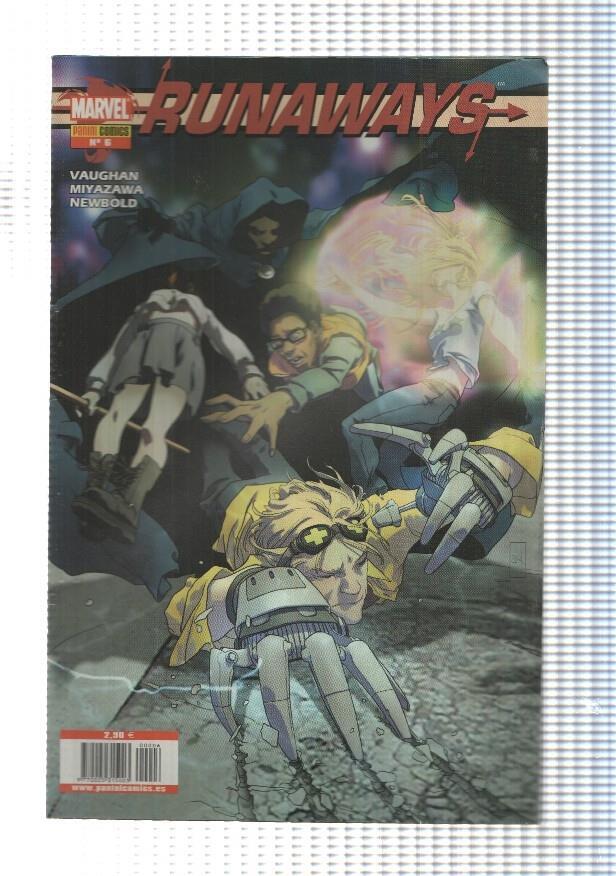 Panini: Runaways num. 06 año 1 - Descubiertos parte 1 y 2. Vaughan, Miyazawa