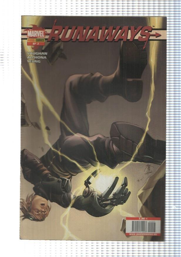 Panini: Runaways num. 07 año 1 - Los buenos mueren jovenes parte 1 y 2. Vaughan, Alphona