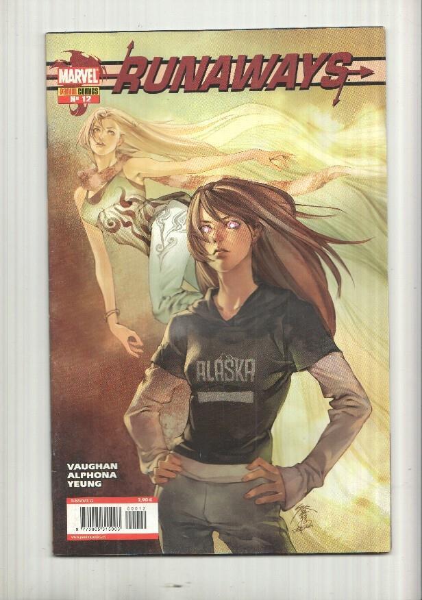 Panini: Runaways num. 12 año 2 - Creyentes parte 5 y conclusion. Vaughan, Alphona