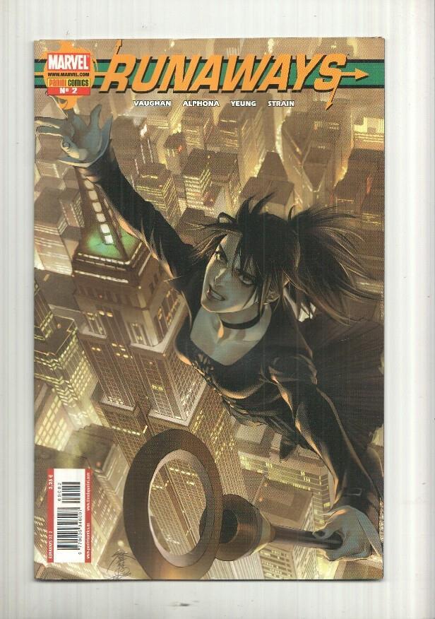 Panini: Runaways v2 num 02 año 1 - Costa Este Costa Oeste 1 y 2. Vaughan, Alphona
