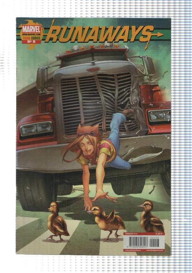 Panini: Runaways v2 num 08 año 1 - Muerta significa muerta conclusion. Vaughan, Alphona