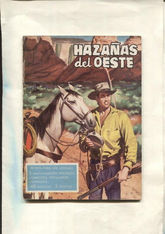 Hazañas del Oeste numero 22: Un rifle de oro, dibujo de ?