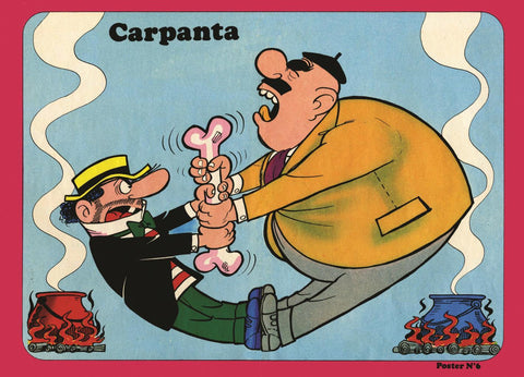 Poster DIN 4 numero 0061: Carpanta (Escobar),  serie Bruguera