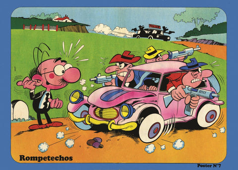 Poster DIN 4 numero 0062: Rompetechos (Ibañez),  serie Bruguera