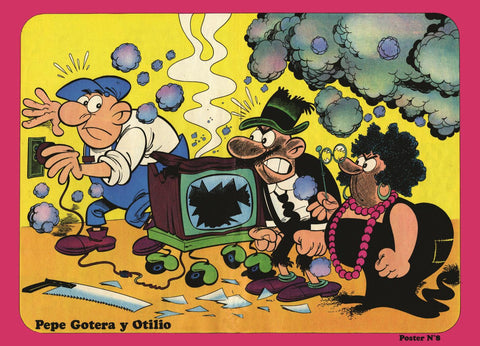 Poster DIN 4 numero 0064: Pepe Gotera y Otilio (Ibañez),  serie Bruguera