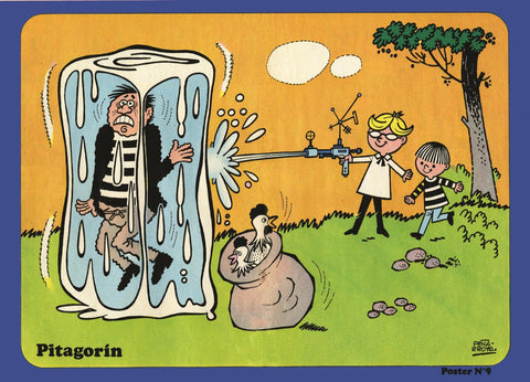 Poster DIN 4 numero 0065: Pitagorin (Peñarroya),  serie Bruguera