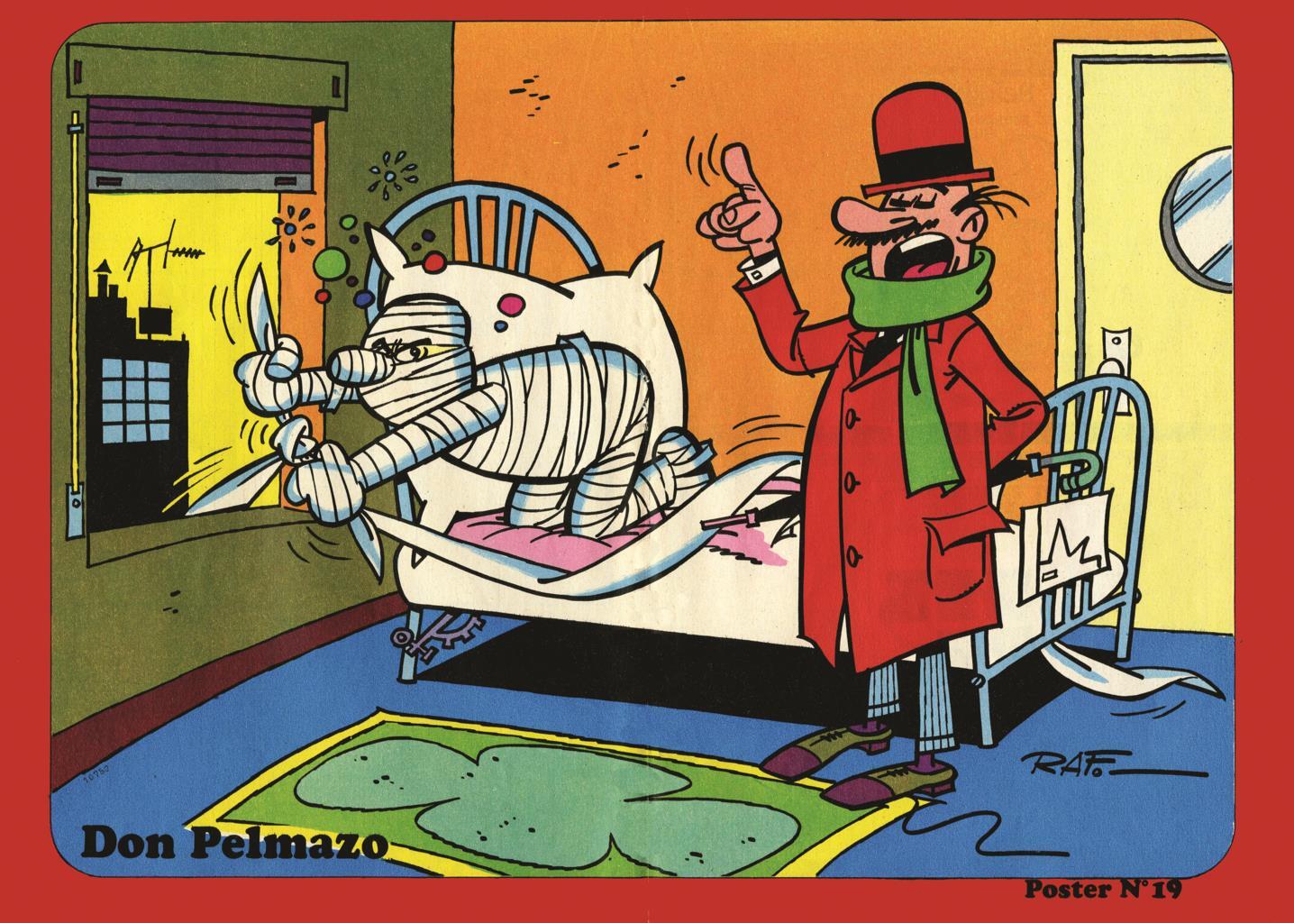 Poster DIN 4 numero 0075: Don Pelmazo (Raf),  serie Bruguera