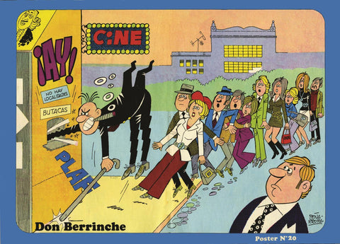 Poster DIN 4 numero 0076: Don Berrinche (Peñarroya),  serie Bruguera