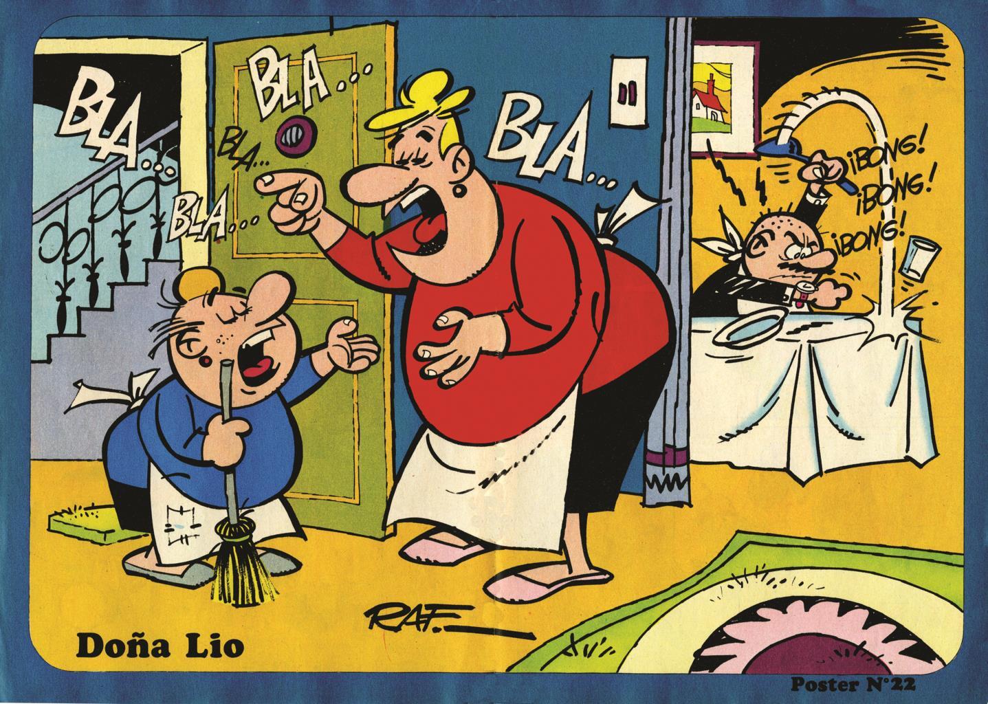 Poster DIN 4 numero 0078: Doña Lio (Raf),  serie Bruguera